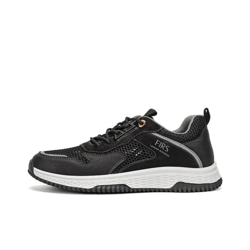 FIRS Casual Shoes Men Low Top Black/Sand-0