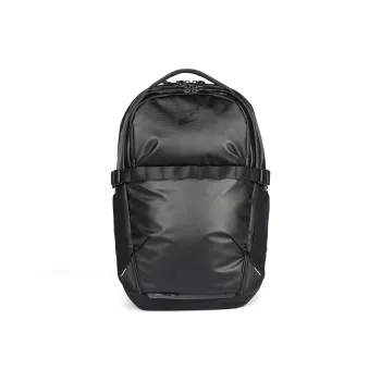 TAJEZZO Fabric Backpack Helmet Bag Regular Unisex Black