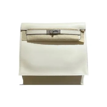 HERMES Kelly Danse Swift Calfskin Shoulder Bag, Crossbody Bag Women's