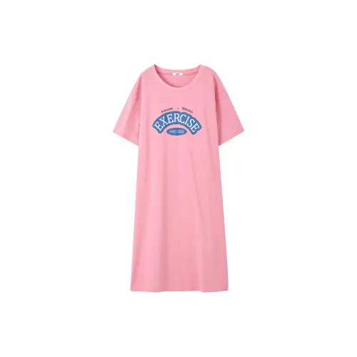 Dme Short-Sleeved Dresses Women's Neon Pink