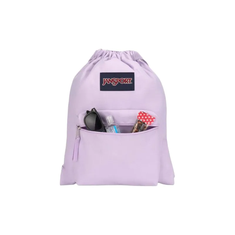 JanSport Recycled Polyester Backpack Unisex Light Purple-1