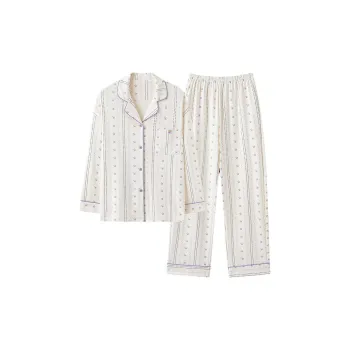 MIIOW Pajama Set Women's Purple Floral