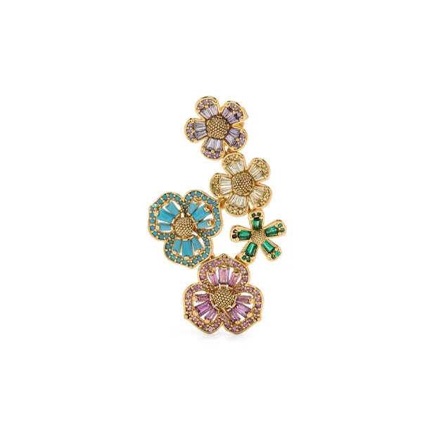kate spade Fleurette Crystal-embellished Earrings-1