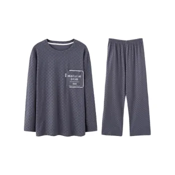 MIIOW Pajama Set Men's Medium Gray