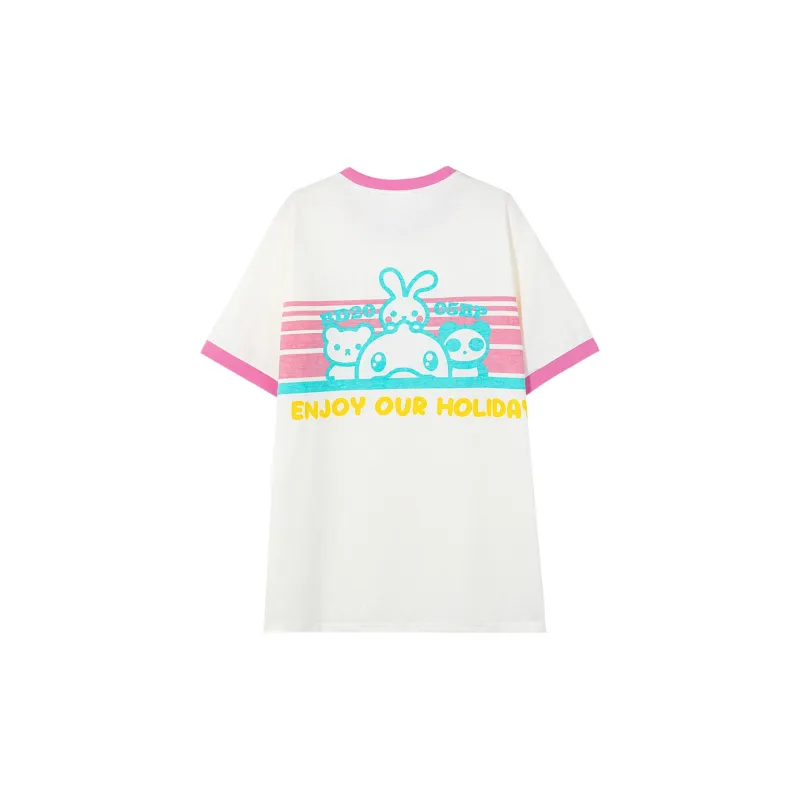 B.Duck T Shirts Women's Ecru-1