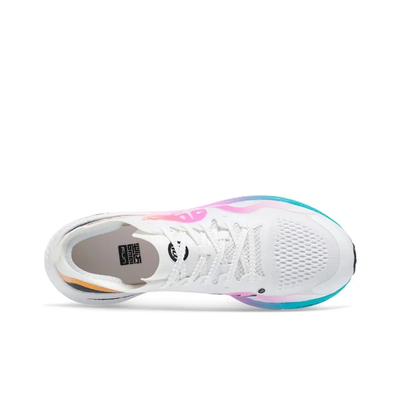 BMAI Carbon FLY Mid Top Running Shoes Women's Blue Pink White-3