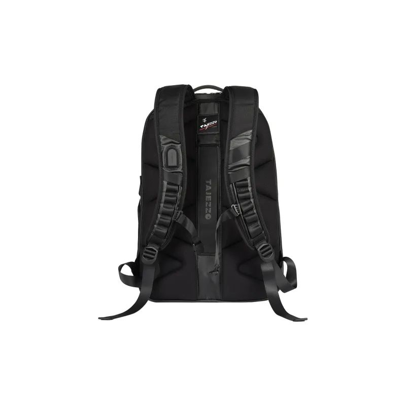 TAJEZZO Fabric Backpack Helmet Bag Regular Unisex Black-2