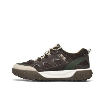 Jeep Anti Slip Wear Resistant Breathable Lightweight Low Top Sports Lifestyle Casual Shoes Unisex Cocoa Brown