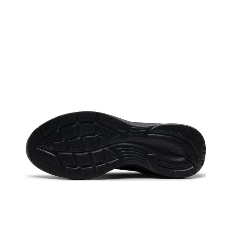 XTEP Shock Absorbers With Slip Resistant Features Low Top Casual Running Shoes Men's Black-3
