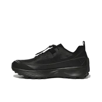 FILA Float Shock Absorbing, Non Slip, Wear Resistant, Breathable And Lightweight Low Top Running Shoes Unisex Black