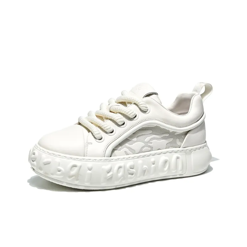 MOERBAI Breathable Lightweight Height Increasing Low-Top Casual Shoes Men's-1