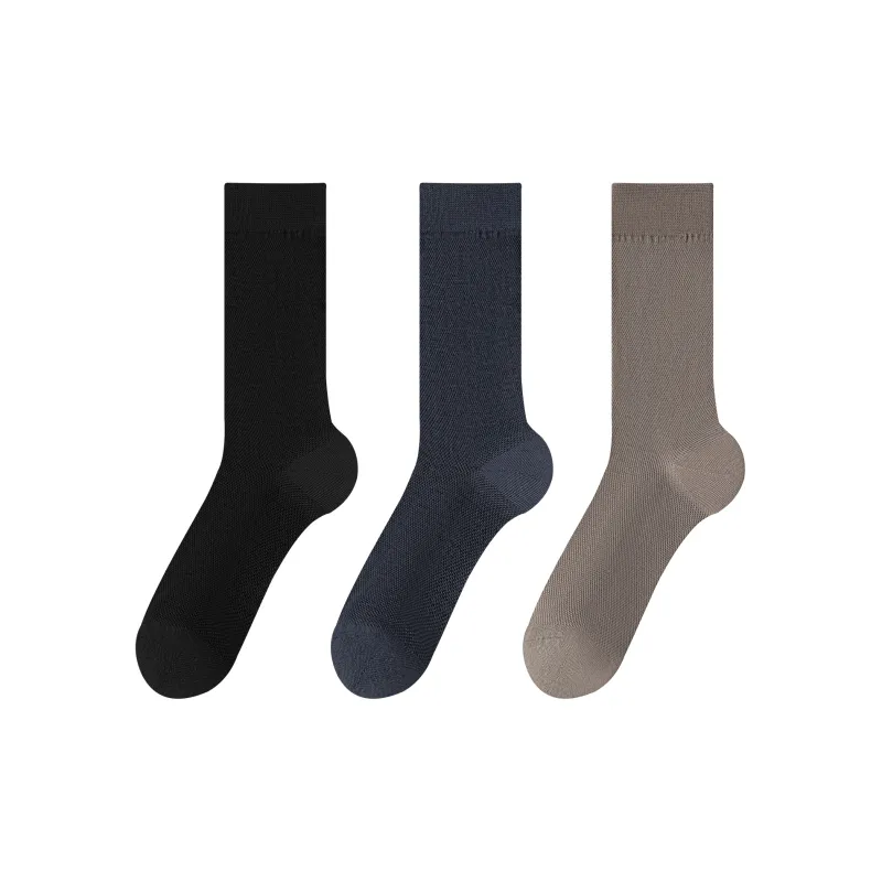 XXLLG Mid Calf Socks Men's 3 Pack-8