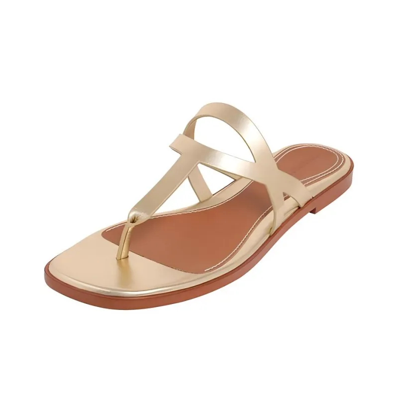 Zimmermann Flip Flops Women's Gold-2