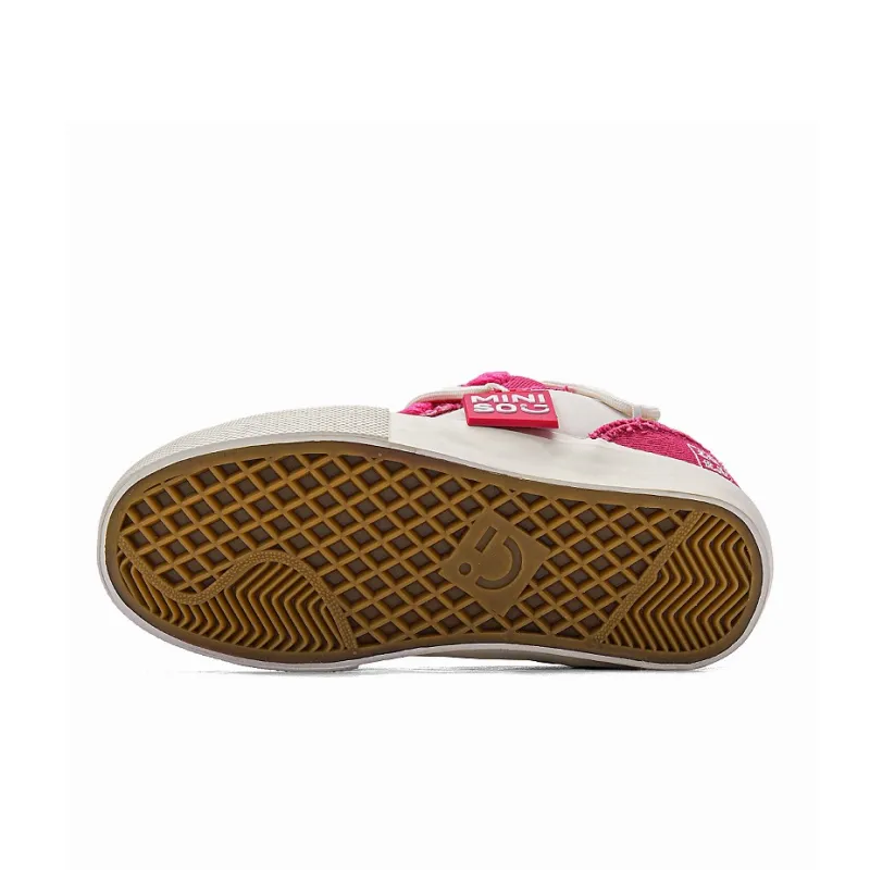 MINISO Low Top Skateboard Shoes Unisex Cherry Blossom Pink-5
