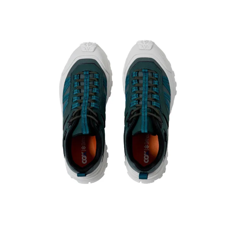 CGX Cushioned Slip-Resistant Low-Top Outdoor Shoes Men's Jade Blue-3