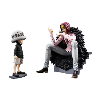 MegaHouse One Piece Character Pop Limited Edition One Piece Kizaru And Luffy Scale Figures Reissued Version