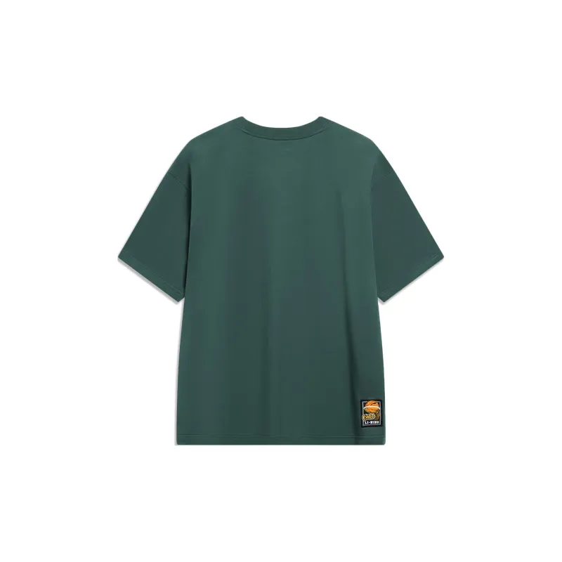 LiNing Sports Life Collection T-Shirt Men's Turquoise-1