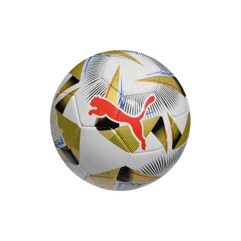 PUMA Size 5 Soccer Unisex White Gold