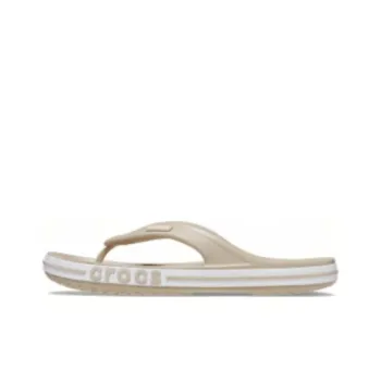 Crocs Bayaband Flip Flops 'Beige White'