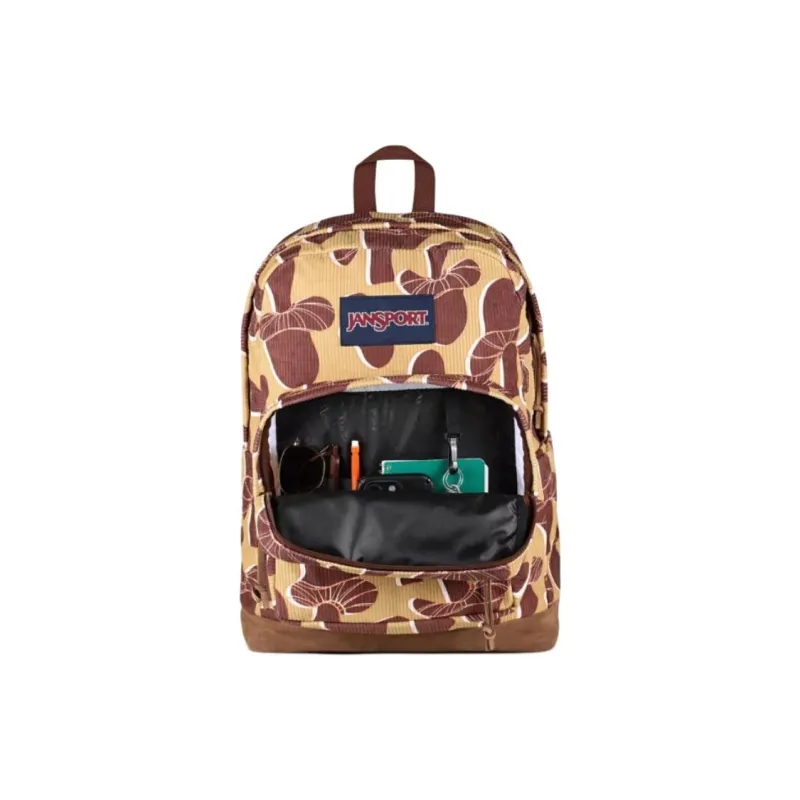 JanSport Corduroy Backpack Unisex Brown-2