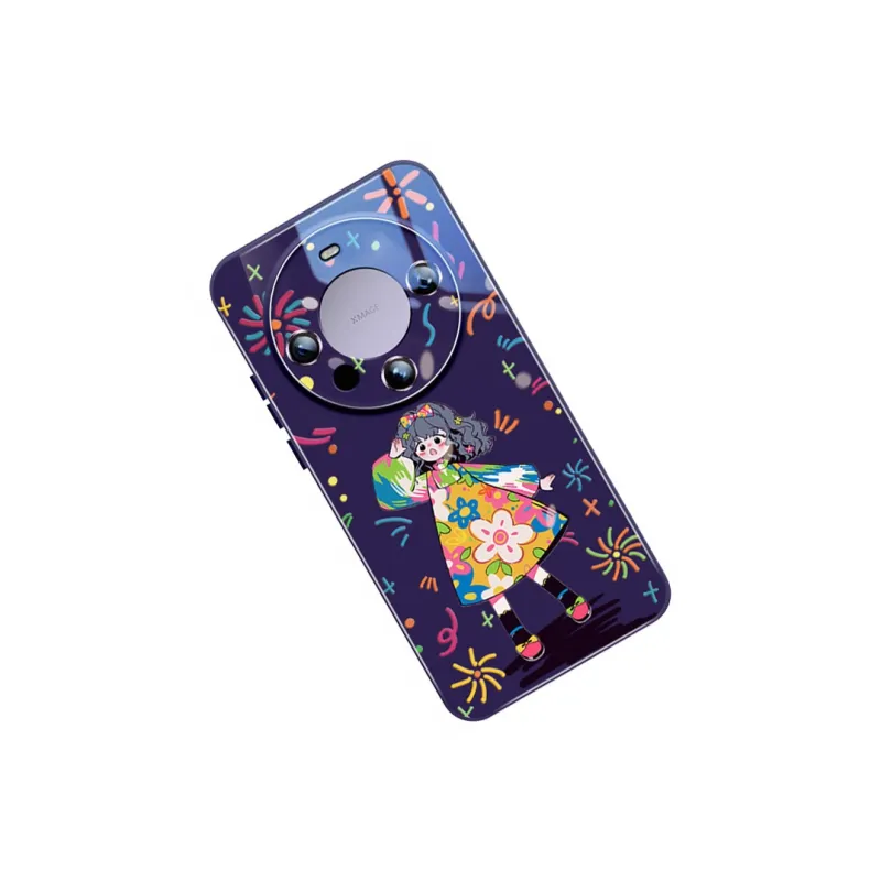 Sen Dog Glass Material Sense Of Premium Phone Cases Applicable To Huawei Mate60Pro/50/40-22