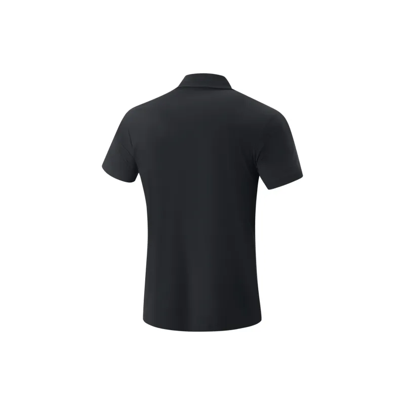 LiNing Fitness Series Polo Shirt Men's Black-1
