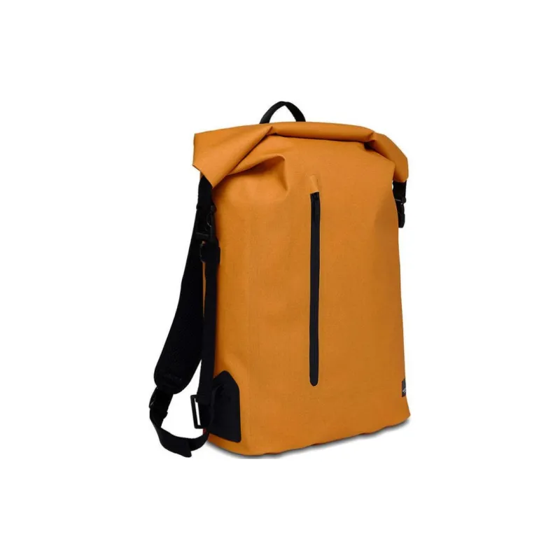 KNOMO Polyurethane Backpack Men's Mustard Yellow-2