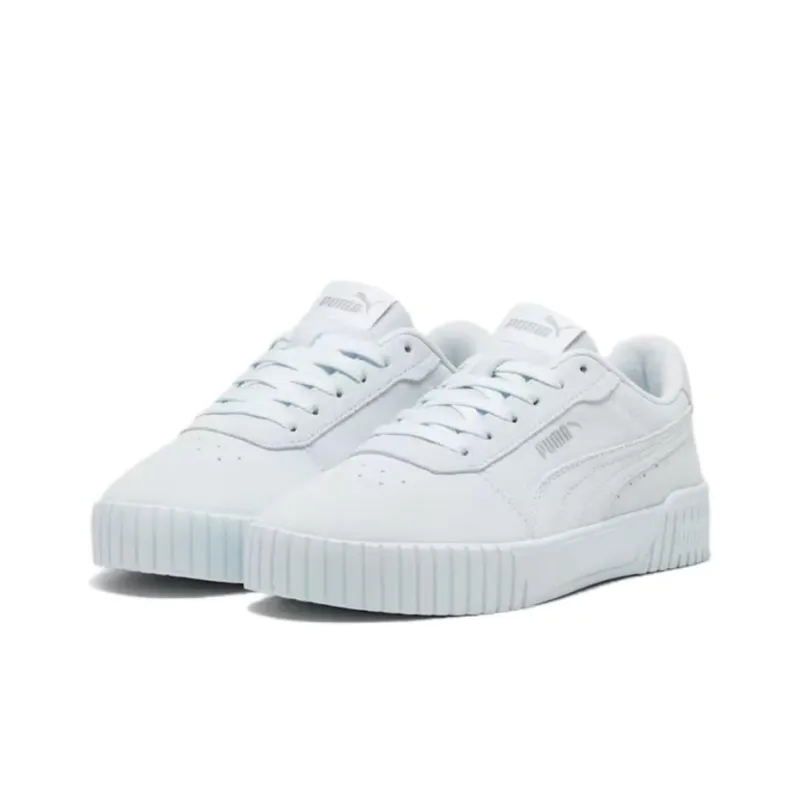 PUMA Carina Non-slip Lightweight Low-Top Skateboard Shoes Unisex White-2