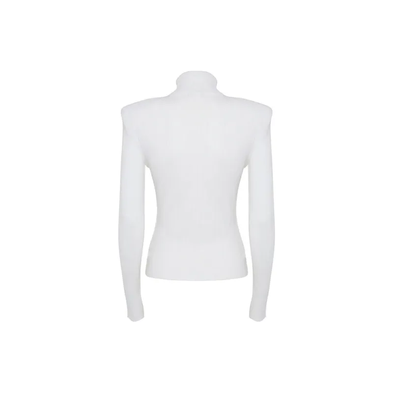 BALMAIN Button-Detailed Knitted Jumper-1