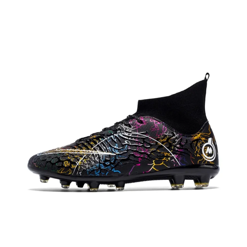 DOUBLE STAR 88 Breathable And Lightweight Soccer Shoes Unisex Black-0