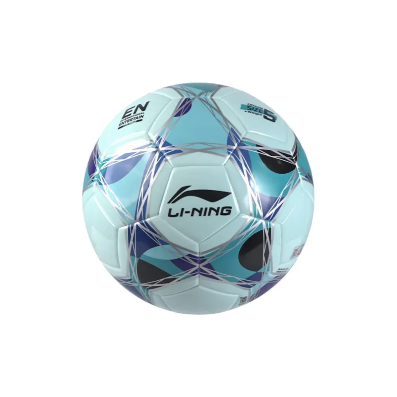 LiNing Size 5 Soccer TPU Seamless Thermal bonding Kids' Blue Green-0