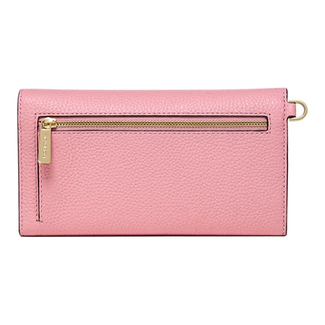 MICHAEL KORS Jet Set Item Artificial Leather Wallets Clutches Women's Pink-1