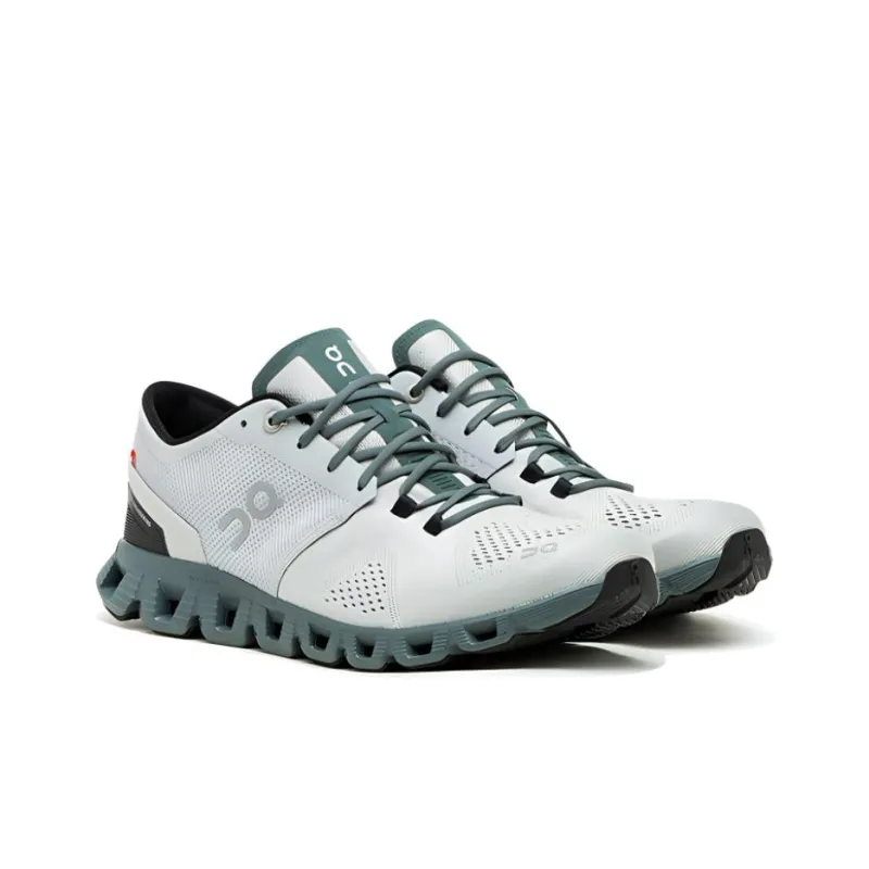 On Running Cloud X Glacier Grey Olive-1