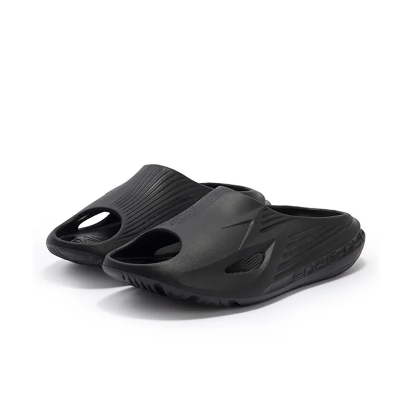 361° Slip Resistant Slide Slippers Unisex Black Gray-2