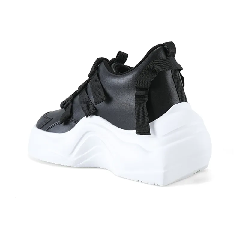 IiJin Cushioning Lightweight Height Increasing Low-Top Chunky Sneakers Women's-7