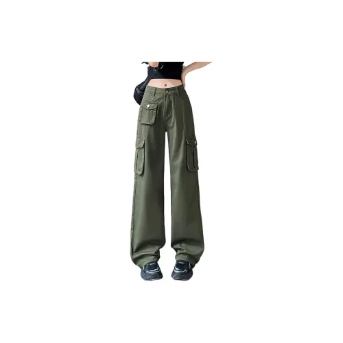 Tonlion Cargo Pants Women's Army Green