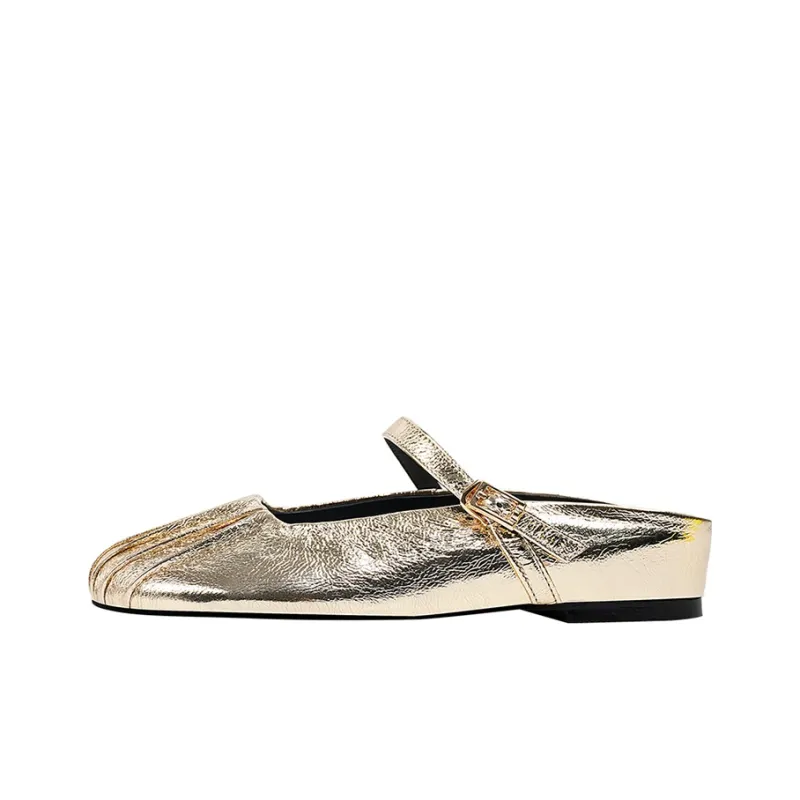 WUDASHU Rubber Sole Quiet Slide Slippers Women's-5