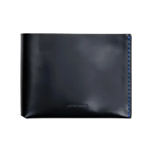 ADER ERROR Cow Leather Wallet Unisex Blue