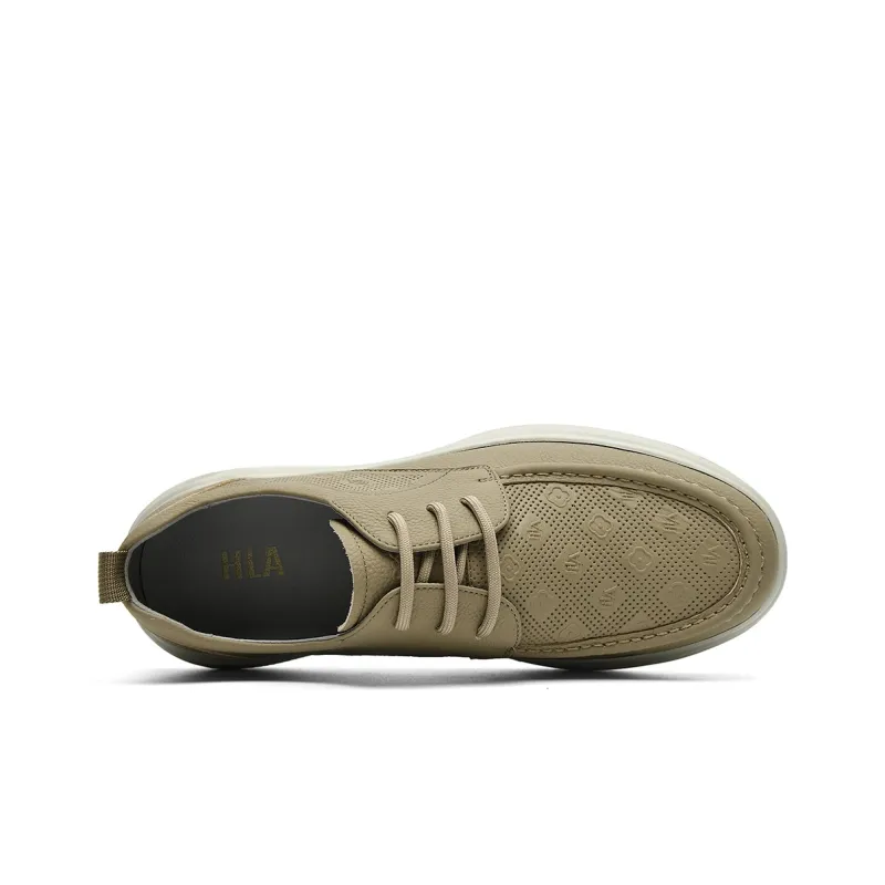 HLA Work Boots Men Low Top Gray/Khaki-7
