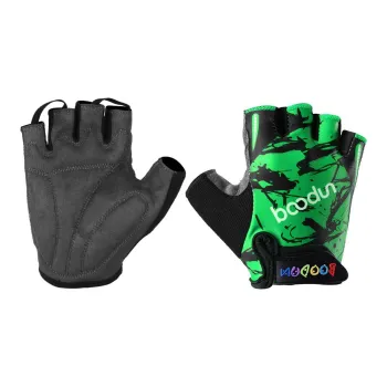 BOODUN Riding Equipment Cycling Glove Outdoor Kids' Lycra Microfiber Towel Fabric Hook and Loop
