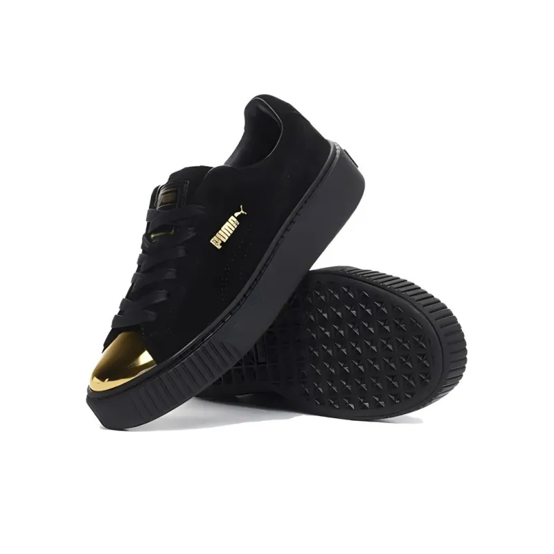 PUMA Suede Platform 'Gold' Women's-4