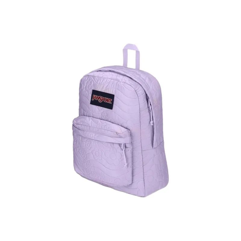 JanSport Polyester Blend With Recycled Material Backpack Unisex Purple-1