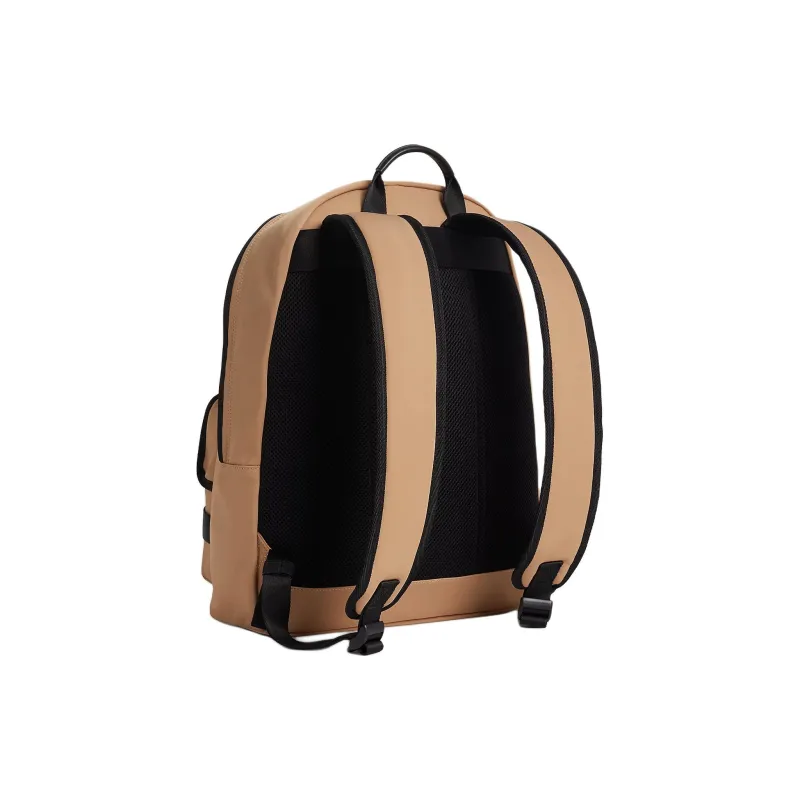 Tommy Hilfiger Recycled Polyester Backpack Small Size Men's Khaki-1