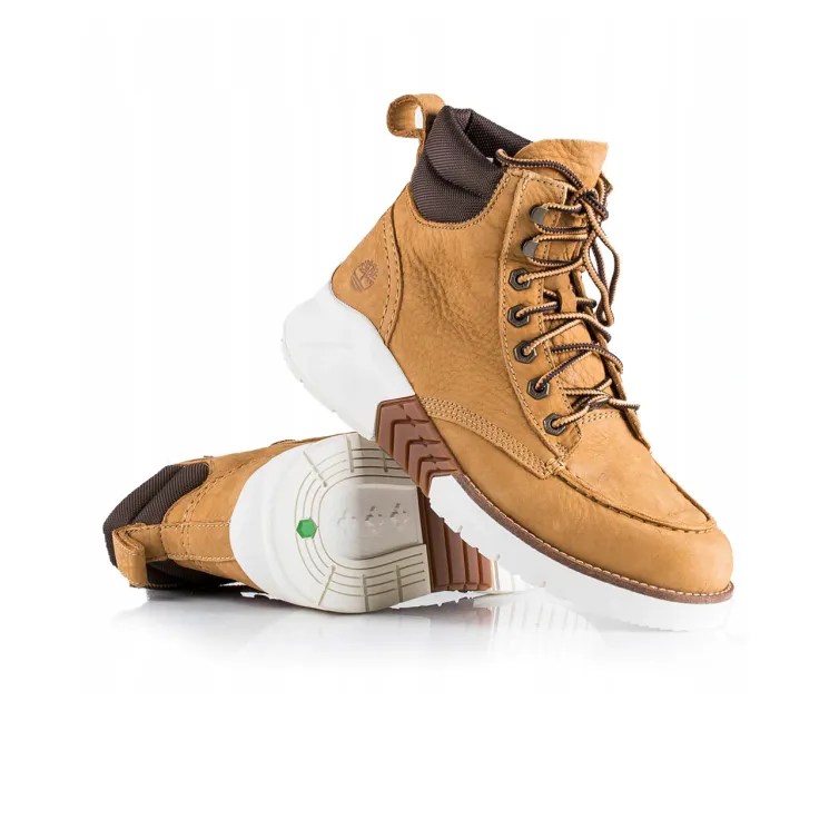 Timberland Abrasion Resistant Shock Absorbers Short Outdoor Boots Men's Wheat-3