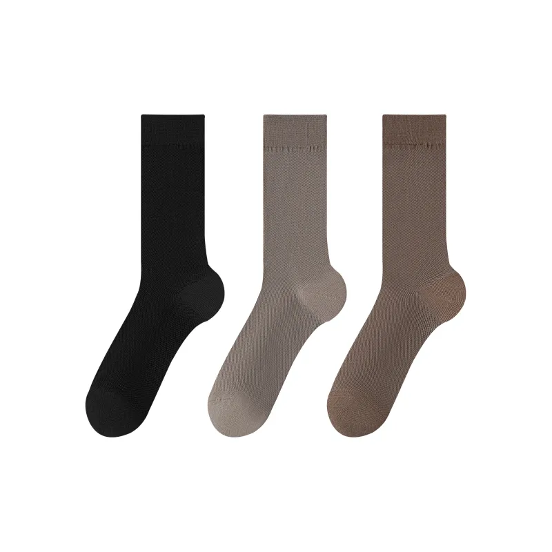 XXLLG Mid Calf Socks Men's 3 Pack-7