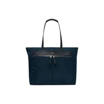 KNOMO Nylon Tote Bag Shopping Bag Shoulder Bag Handbag Regular Unisex Sea Blue