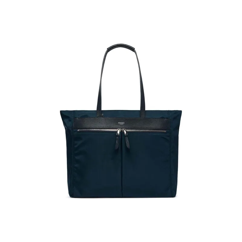 KNOMO Nylon Tote Bag Shopping Bag Shoulder Bag Handbag Regular Unisex Sea Blue-0