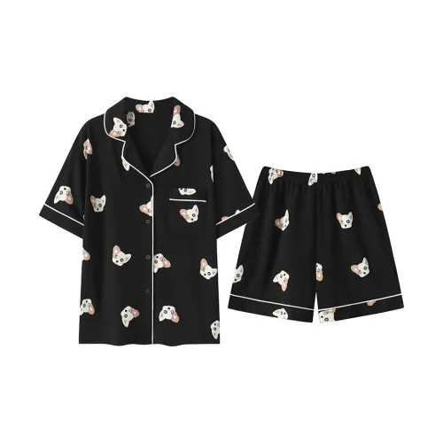 GOSO Pajama Set Women's Black Shades