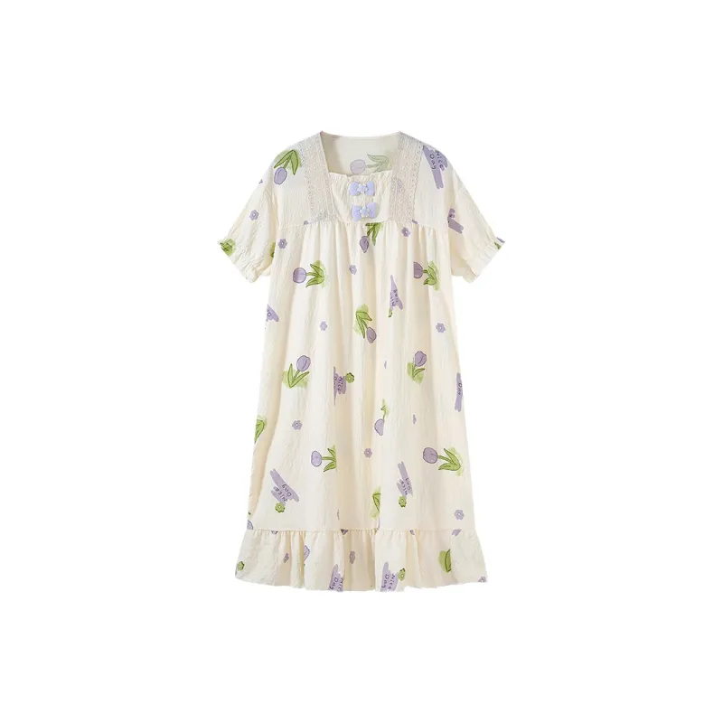 Ta Yan Nightgown Women's Apricot-0