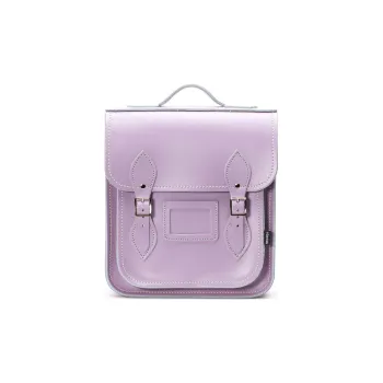 Zatchels Leather Backpack Small Size Women's Light Purple